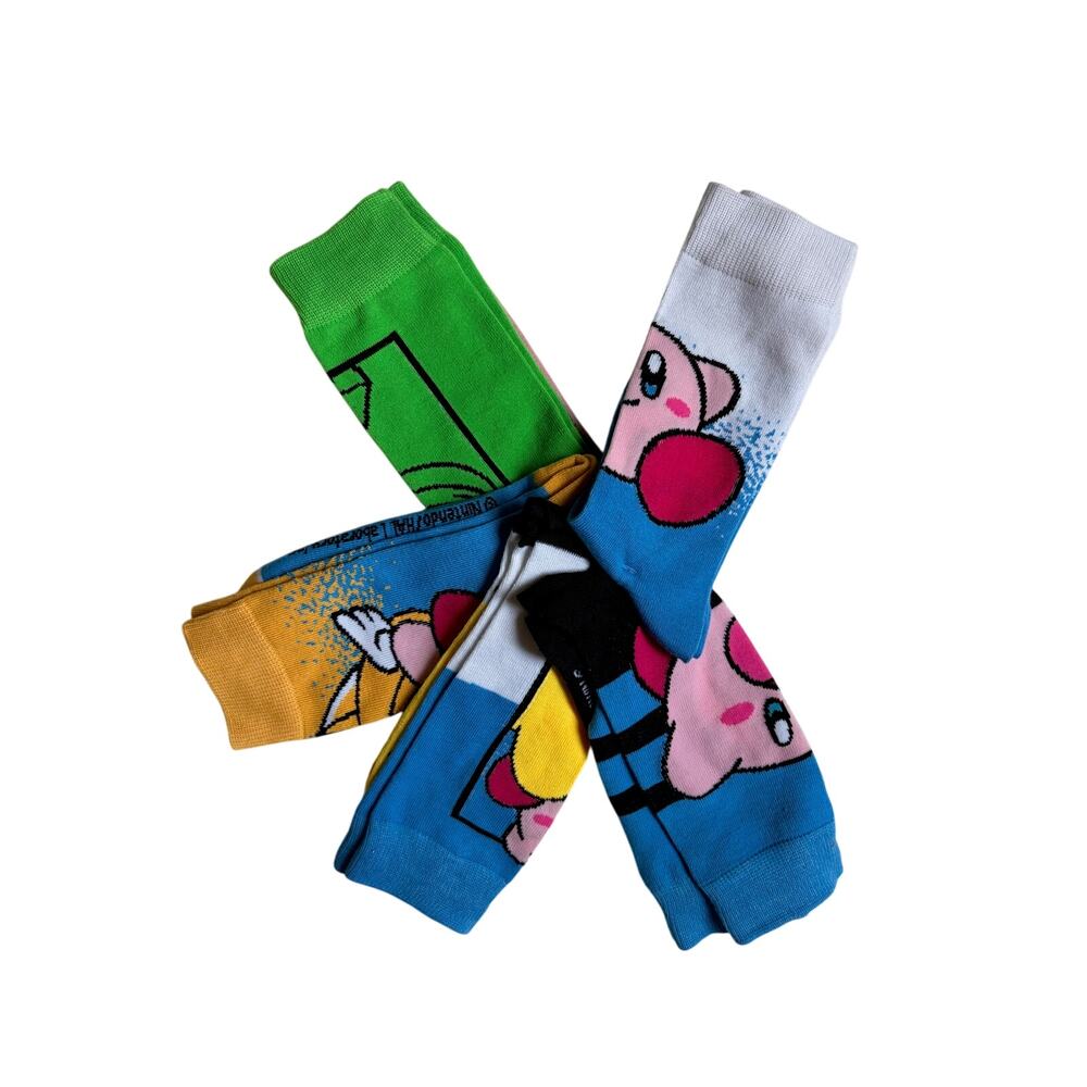 NWOT - Kirby Ability Crew Socks 5 Pair